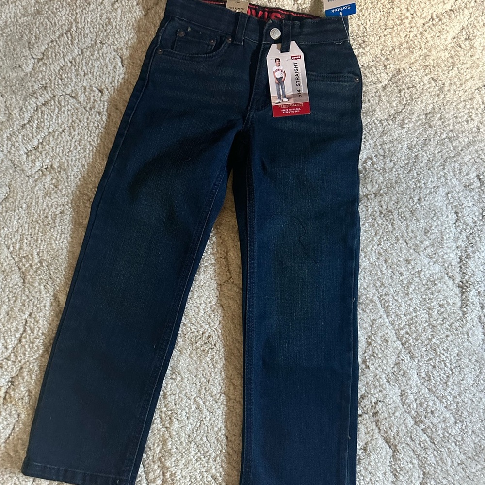 Levi's Dark Blue Straight Leg Jeans